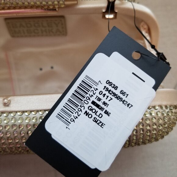 Badgley Mischka Gold Clutch - Picture 6 of 6